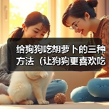 给狗狗吃胡萝卜的三种方法(让狗狗更喜欢吃胡萝卜的小窍门)(图1) 给狗狗吃胡萝卜的三种方法(让狗狗更喜欢吃胡萝卜的小窍门)(图1)