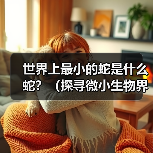 世界上最小的蛇是什么蛇？（探寻微小生物界的奇妙宠儿）（图3）