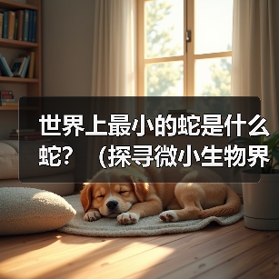 世界上最小的蛇是什么蛇？（探寻微小生物界的奇妙宠儿）（图4）