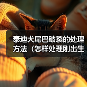 泰迪犬尾巴破裂的处理方法（怎样处理刚出生泰迪尾巴破裂？）（图1）