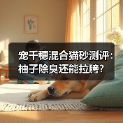 宠千穗混合猫砂测评：柚子除臭还能拉胯？（图2）