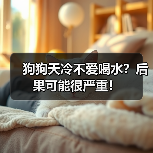 狗狗天冷不爱喝水？后果可能很严重！（图1）