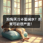 狗狗天冷不爱喝水？后果可能很严重！（图4）