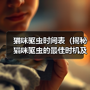 猫咪驱虫时间表（揭秘猫咪驱虫的最佳时机及方法）（图4）