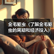 金毛驱虫（了解金毛驱虫的周期和经济投入）（图1）
