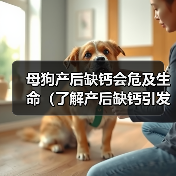 母狗产后缺钙会危及生命(了解产后缺钙引发的危机,及时预防保护)(图3) 母狗产后缺钙会危及生命(了解产后缺钙引发的危机,及时预防保护)(图3)