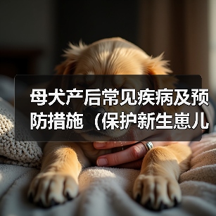 母犬产后常见疾病及预防措施（保护新生崽儿的健康，关键是关注母犬的健康）（图4）