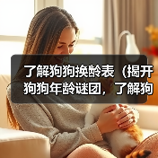 了解狗狗换龄表（揭开狗狗年龄谜团，了解狗狗年龄相当于人类年龄的关键）（图3）