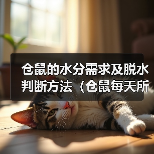 仓鼠的水分需求及脱水判断方法(仓鼠每天所需饮水量以及脱水症状的判断)(图1) 仓鼠的水分需求及脱水判断方法(仓鼠每天所需饮水量以及脱水症状的判断)(图1)