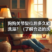狗狗关节复位后多久能洗澡?(了解合适的洗澡时间,为你的狗狗提供最佳的关节复位护理)(图1) 狗狗关节复位后多久能洗澡?(了解合适的洗澡时间,为你的狗狗提供最佳的关节复位护理)(图1)