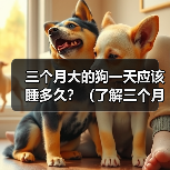 三个月大的狗一天应该睡多久?(了解三个月大狗的睡眠需求以保持健康成长)(图1) 三个月大的狗一天应该睡多久?(了解三个月大狗的睡眠需求以保持健康成长)(图1)