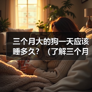 三个月大的狗一天应该睡多久?(了解三个月大狗的睡眠需求以保持健康成长)(图4) 三个月大的狗一天应该睡多久?(了解三个月大狗的睡眠需求以保持健康成长)(图4)