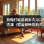 狗狗打疫苗后多久可以洗澡(疫苗接种后的洗澡时间和注意事项)(图3) 狗狗打疫苗后多久可以洗澡(疫苗接种后的洗澡时间和注意事项)(图3)