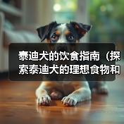 泰迪犬的饮食指南（探索泰迪犬的理想食物和饮水方式）（图3）