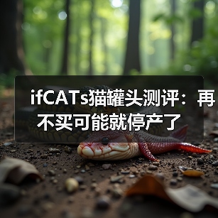 ifCATs猫罐头测评:再不买可能就停产了(图1) ifCATs猫罐头测评:再不买可能就停产了(图1)