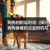 狗狗的断尾时间(探讨狗狗断尾的适宜时机与注意事项)(图2) 狗狗的断尾时间(探讨狗狗断尾的适宜时机与注意事项)(图2)