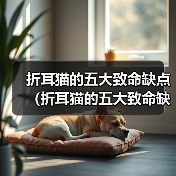 折耳猫的五大致命缺点(折耳猫的五大致命缺点及应对方法,让你更好地了解折耳猫)(图2) 折耳猫的五大致命缺点(折耳猫的五大致命缺点及应对方法,让你更好地了解折耳猫)(图2)