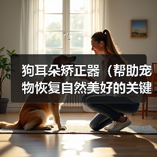 狗耳朵矫正器(帮助宠物恢复自然美好的关键时刻)(图1) 狗耳朵矫正器(帮助宠物恢复自然美好的关键时刻)(图1)