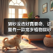 猫砂没选好真要命,这里有一款宠岁植物猫砂的真实测评(图1) 猫砂没选好真要命,这里有一款宠岁植物猫砂的真实测评(图1)