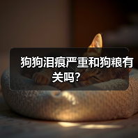 狗狗泪痕严重和狗粮有关吗？（图1）