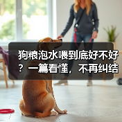 狗粮泡水喂到底好不好?一篇看懂,不再纠结(图3) 狗粮泡水喂到底好不好?一篇看懂,不再纠结(图3)
