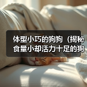 体型小巧的狗狗（揭秘食量小却活力十足的狗狗品种）（图3）