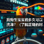 狗狗生宝宝后多久可以洗澡?(了解正确的时间和方法来给母狗和新生幼犬洗澡。)(图1) 狗狗生宝宝后多久可以洗澡?(了解正确的时间和方法来给母狗和新生幼犬洗澡。)(图1)