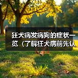 狂犬病发病狗的症状一览(了解狂犬病前先认识狗的早期症状)(图4) 狂犬病发病狗的症状一览(了解狂犬病前先认识狗的早期症状)(图4)