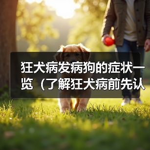 狂犬病发病狗的症状一览(了解狂犬病前先认识狗的早期症状)(图2) 狂犬病发病狗的症状一览(了解狂犬病前先认识狗的早期症状)(图2)