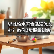 猫咪怕水不肯洗澡怎么办？教你3步脱敏训练（图2）