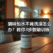 猫咪怕水不肯洗澡怎么办？教你3步脱敏训练（图1）
