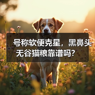 号称软便克星,黑鼻头无谷猫粮靠谱吗?(图1) 号称软便克星,黑鼻头无谷猫粮靠谱吗?(图1)