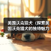美国沃克猎犬（探索美国沃克猎犬的独特魅力与训练技巧）（图2）