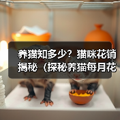 养猫知多少?猫咪花销揭秘(探秘养猫每月花费,了解猫咪的生活开销)(图2) 养猫知多少?猫咪花销揭秘(探秘养猫每月花费,了解猫咪的生活开销)(图2)