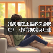 狗狗埋在土里多久会腐烂？（探究狗狗腐烂速度的关键因素）（图2）