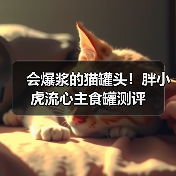 会爆浆的猫罐头！胖小虎流心主食罐测评（图3）