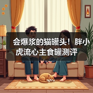 会爆浆的猫罐头！胖小虎流心主食罐测评（图2）