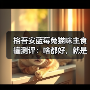 格吾安蓝莓兔猫咪主食罐测评:啥都好,就是贵!(图4) 格吾安蓝莓兔猫咪主食罐测评:啥都好,就是贵!(图4)