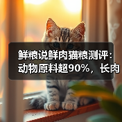 鲜粮说鲜肉猫粮测评:动物原料超90%,长肉入!(图1) 鲜粮说鲜肉猫粮测评:动物原料超90%,长肉入!(图1)