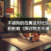 不遛狗的危害及对社区的影响(探讨狗主不遛狗对环境、健康和社交的负面影响及应对措施)(图2) 不遛狗的危害及对社区的影响(探讨狗主不遛狗对环境、健康和社交的负面影响及应对措施)(图2)