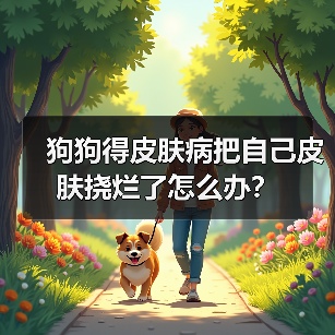 狗狗得皮肤病把自己皮肤挠烂了怎么办？（图4）