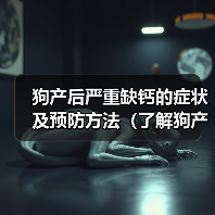 狗产后严重缺钙的症状及预防方法(了解狗产后缺钙的危害,及时采取预防措施)(图1) 狗产后严重缺钙的症状及预防方法(了解狗产后缺钙的危害,及时采取预防措施)(图1)