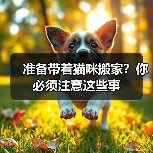 准备带着猫咪搬家?你必须注意这些事(图1) 准备带着猫咪搬家?你必须注意这些事(图1)