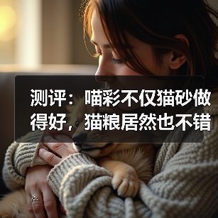 测评：喵彩不仅猫砂做得好，猫粮居然也不错？（图3）