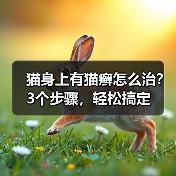 猫身上有猫癣怎么治？3个步骤，轻松搞定（图3）