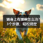猫身上有猫癣怎么治？3个步骤，轻松搞定（图1）