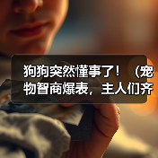狗狗突然懂事了!(宠物智商爆表,主人们齐感动)(图1) 狗狗突然懂事了!(宠物智商爆表,主人们齐感动)(图1)