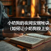 小奶狗的夜间安眠秘诀(如何让小奶狗晚上安心入眠)(图3) 小奶狗的夜间安眠秘诀(如何让小奶狗晚上安心入眠)(图3)
