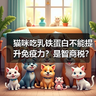 猫咪吃乳铁蛋白不能提升免疫力?是智商税?(图4) 猫咪吃乳铁蛋白不能提升免疫力?是智商税?(图4)