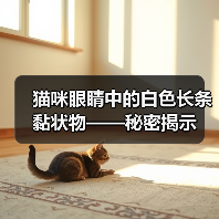 猫咪眼睛中的白色长条黏状物——秘密揭示（图1）